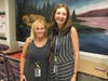 CHS English teachers Cindy Gagliardi (left) and Rachel Ruffner (right) wear their yellow ribbons each day of September.