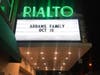 The shuttered movie theater was opened for one night to special guests. 