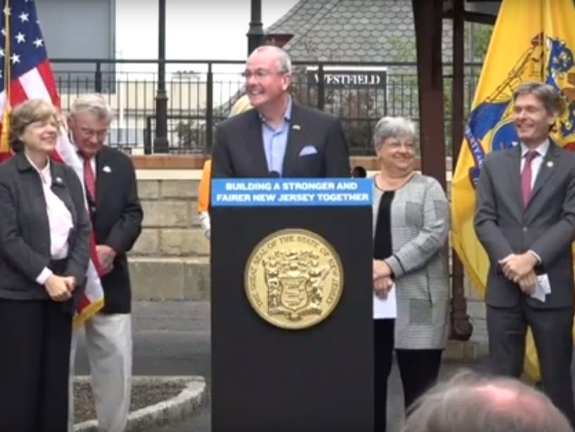 Governor Phil Murphy said off-peak service is set to resume Nov. 4. 