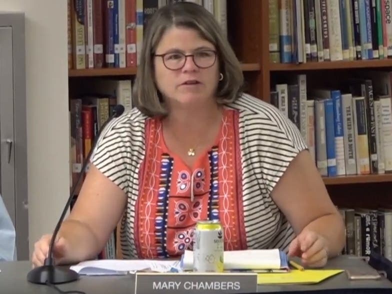 Mary Chambers resigned Monday night leaving a vacancy on the School District of the Chathams Board of Education. 