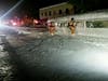 Broad Street has been closed at the Route 24 overpass for cleanup, officials said.