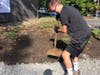 Jake Simonetti of Troop 121 installed the bench at the corner of Buxton Road and Southern Boulevard. 