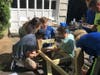 Jake Simonetti of Troop 121 installed the bench at the corner of Buxton Road and Southern Boulevard. 