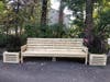 Jake Simonetti of Troop 121 installed the bench at the corner of Buxton Road and Southern Boulevard. 