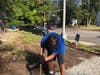 Jake Simonetti of Troop 121 installed the bench at the corner of Buxton Road and Southern Boulevard. 
