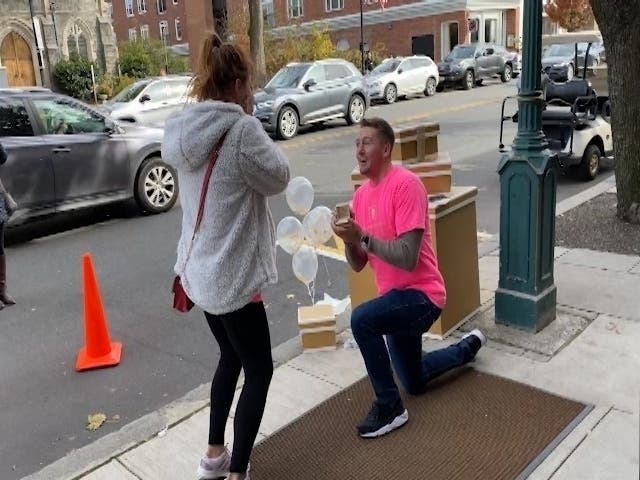Scott Maxwell and Agata Mielczarek won an 'Amazing Race' style competition on Saturday.