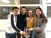 A Team- Suhaib Iqbal, Nareg Panossian, Mckenzie Golden, Captain Katherine Wang