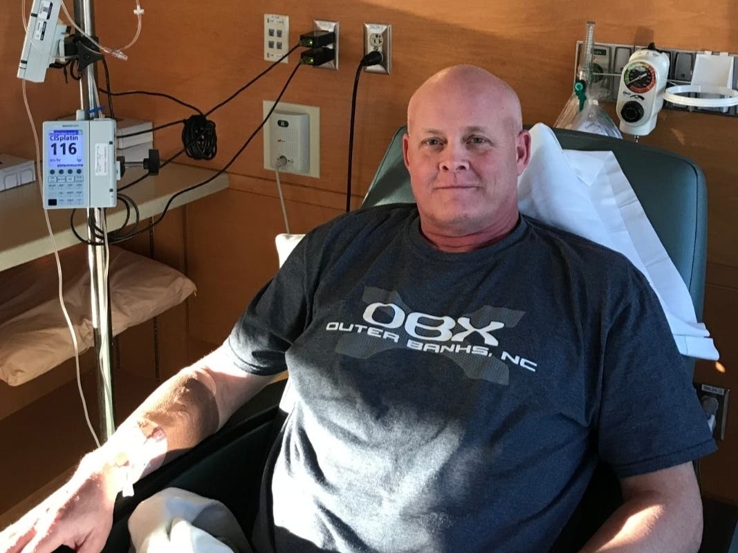 After serving his country and his community, John S. Irving is battling throat cancer. 