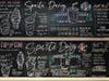 The all-new menu designed by Sparta Chalkboard Artist Anna Blanchette