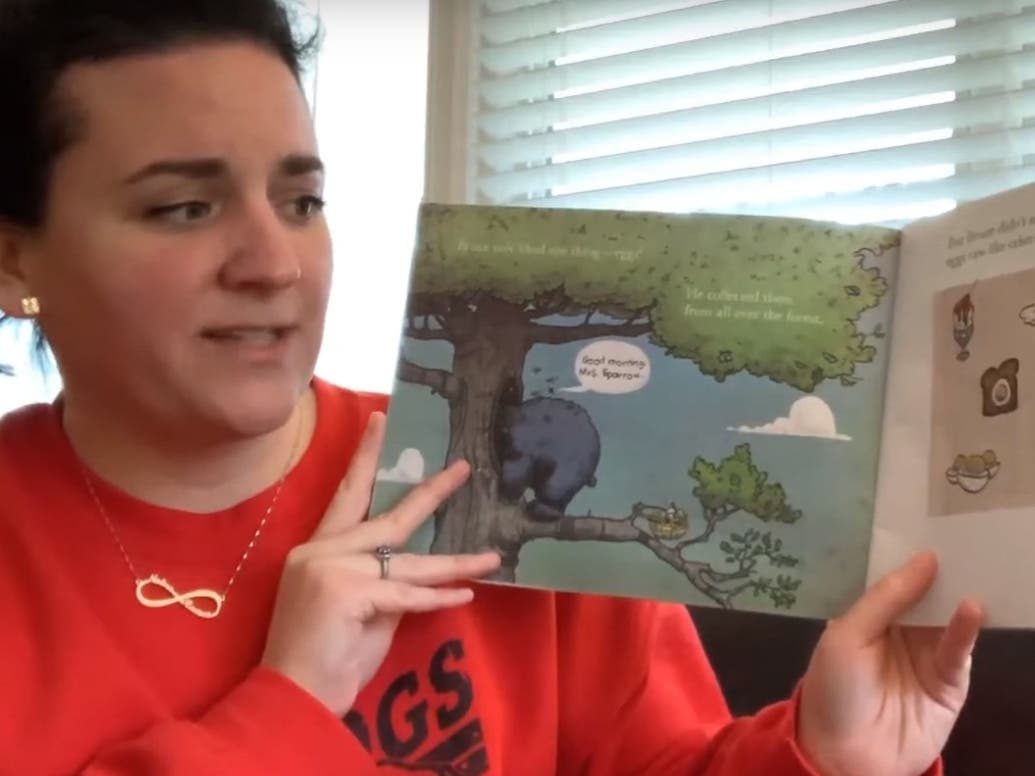 Dani Miller took her class through the book 'Mother Bruce.' See the video and take the lesson yourself.