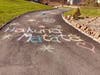 Jess Mignanelli and her kids drew this in Lake Shawnee. What a wonderful phrase.