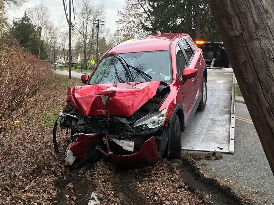 Authorities said the driver was wearing the mask for several hours before the crash. 