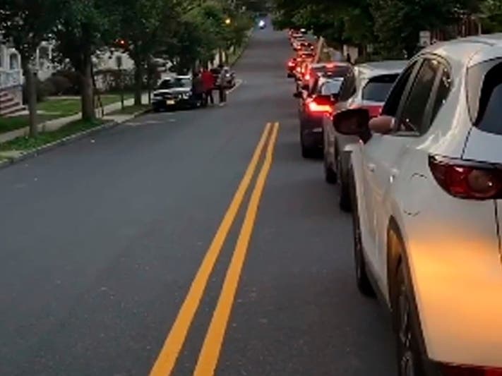 A funeral procession for George Floyd was held in Morristown on Saturday. 