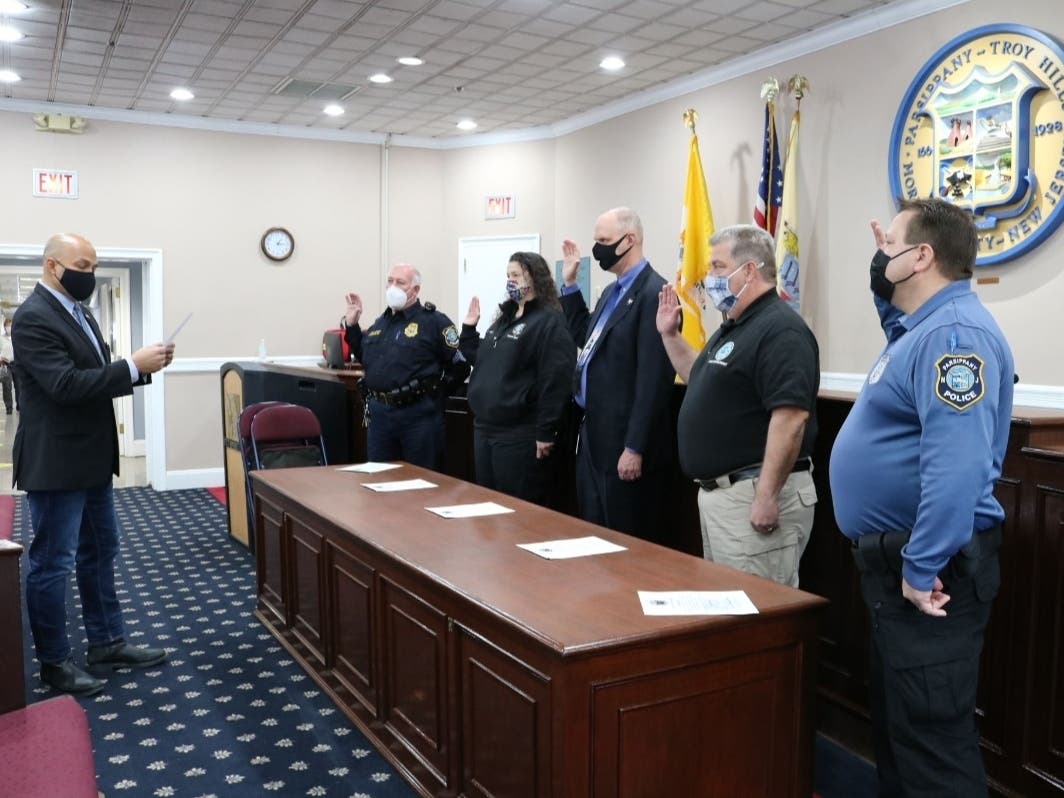 Parsippany Swears In Five New Part-Time Police Officers | Parsippany ...