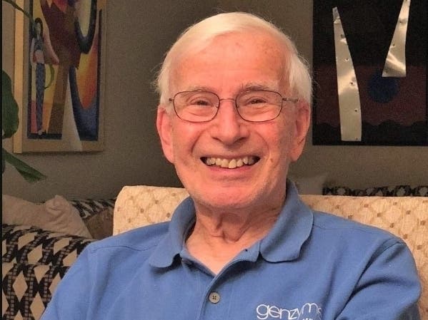 Hannah Ernst's grandfather, Cal Schoenfeld, died last year of COVID-19. She will walk across the Brooklyn Bridge in his memory.