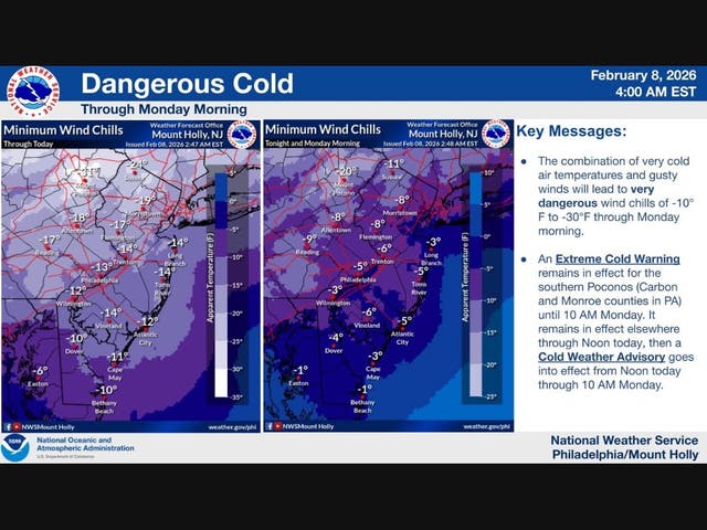 -40 Degree Wind Chills As Brutal Cold Freezes NJ | Mendham, NJ Patch