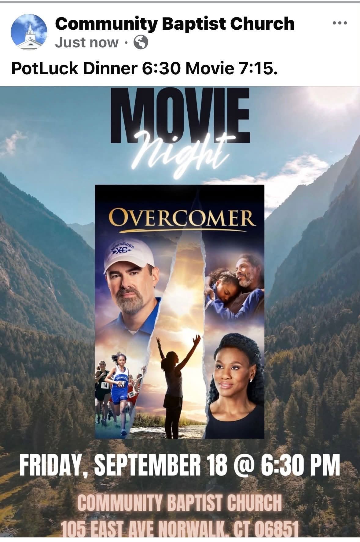 Movie Night: Overcomer