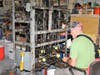 The antique apple peeler used in current production is a 1930 F. B. Pease, manufactured in Rochester, New York. 