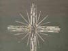 St. David's Episcopal Church in Ashburn Processional Cross of Light, from brazed steel and light. 