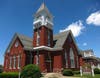 Stephens City United Methodist Church on Main Street.  Established in 1775, the oldest Methodist congregation west of the Blue Ridge Mountains.