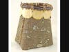 White Pine Bark mokok with collar (7H x 4W x 3D).