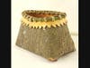 White Pine Bark mokok with collar (4 ½H x 7W x 3D)