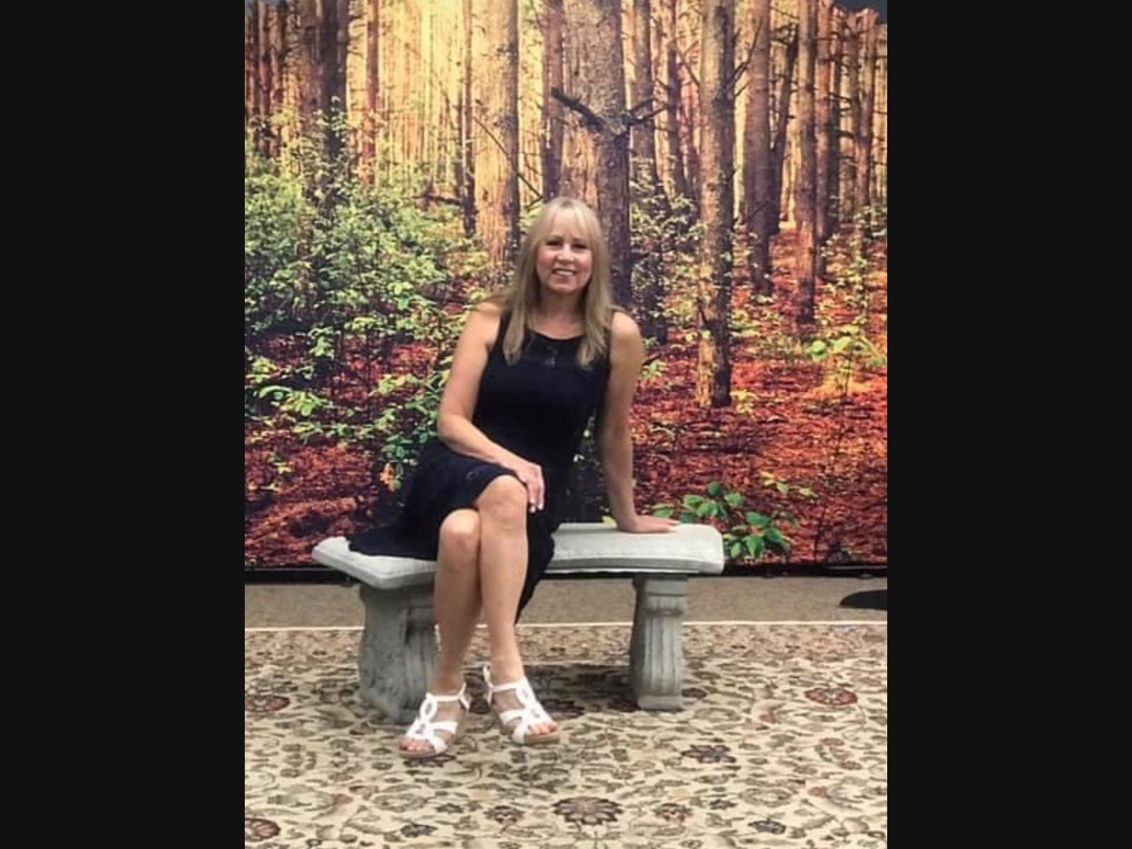 Cindi Sansone-Braff on the stage at the Bacca in Lindenhurst