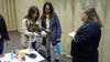 Nicki Francis of Wellspring Center for Prevention engages parents after her presentation on “It’s Hard to Be a Kid Today