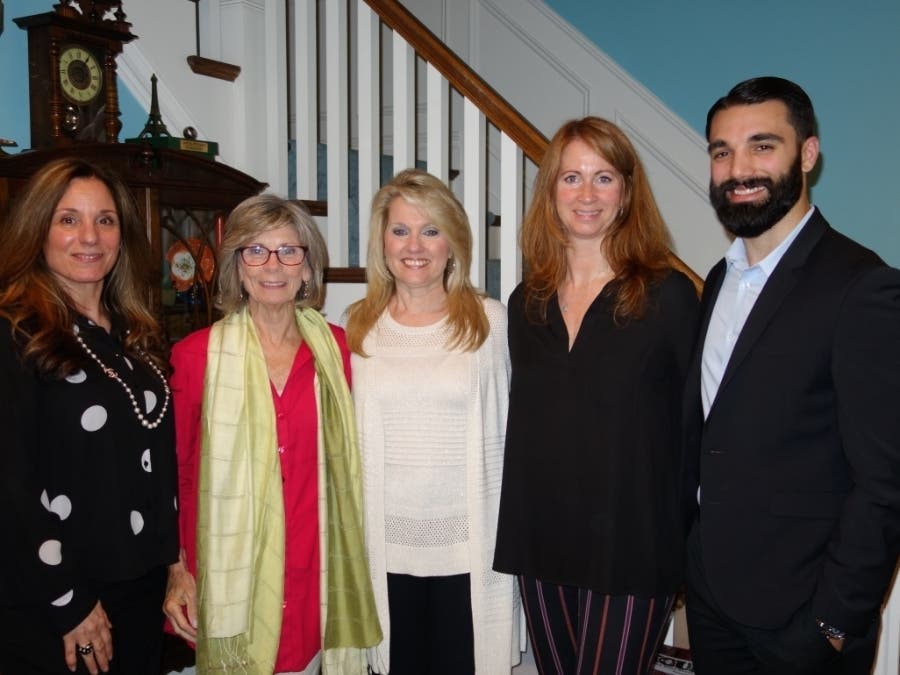 Phyllis Alongi and Mary Fowler of Upstream Suicide Prevention with RBR SOURCE members