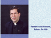 Father Frank Pavone, National Director of Titusville-based Priests for Life is advocating for The American Life League's Marian Blue Wave, marking its second anniversary on October 7, 2021 - www.marianbluewave.com.
