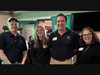 [L to R] Dr. John Price, Superintendent (District 187), Mary Kenney, Director of Student Success (North Chicago Public Education Foundation), Rev. James Buckman, Pastor (Faith Lutheran Church/Lake Forest), and Executive Director Tracey Horwich (NCPEF).