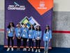 Boulan Park FTC Team “Midnight Creators” L to R:  Arya Iyer, Pranya Vadaddi, Nidhi Narayanan, Anusha Gupta, Riya Athalye and Sree Dhruti Maringanti