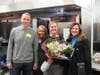 Brian Smiatacz (Parent PTO at Barnard that initiated the nomination),  Mary Frederick (Parent PTO at Barnard), Stefanie, Melanie Morey, Barnard Principal