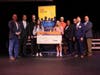 L to R:  TSD Superintendent Dr. Rich Machesky, Troy Mayor Ethan Baker, Athens Principal Audra Melton, Katie Schmidt, Brianna Johnson, Adam Burns, TSD School Board Trustee Vital Anne, Rep for Congresswoman Haley Steven, TSD School Board President Karl Schm