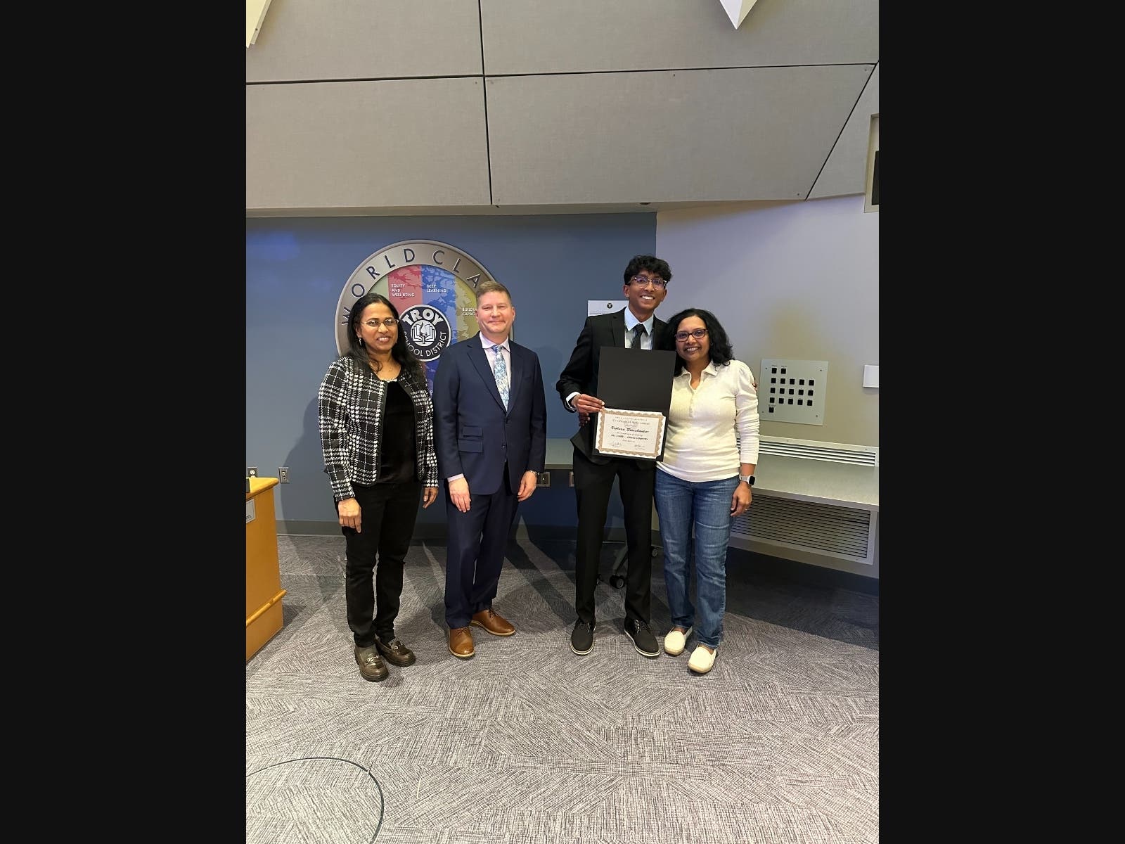 Troy School District Recognizes All State Athletes | Troy, MI Patch