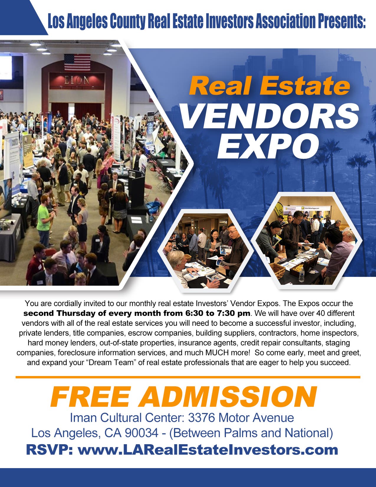 Jan 11 Real Estate Vendors Expo (December 14, 2023) Culver City, CA