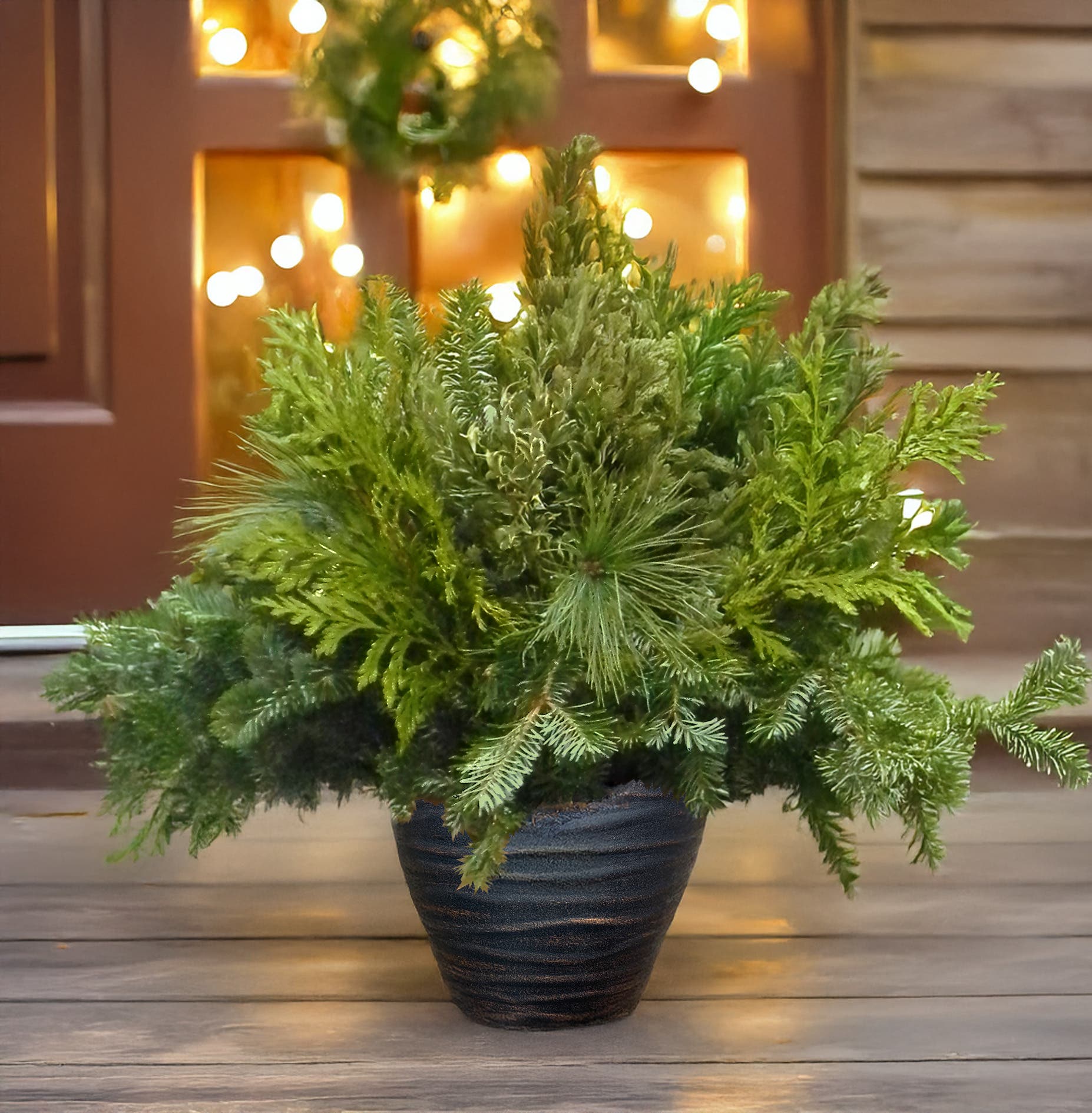 Create a Porch Pot! Fresh Winter Greenery Holiday Arrangement Workshops