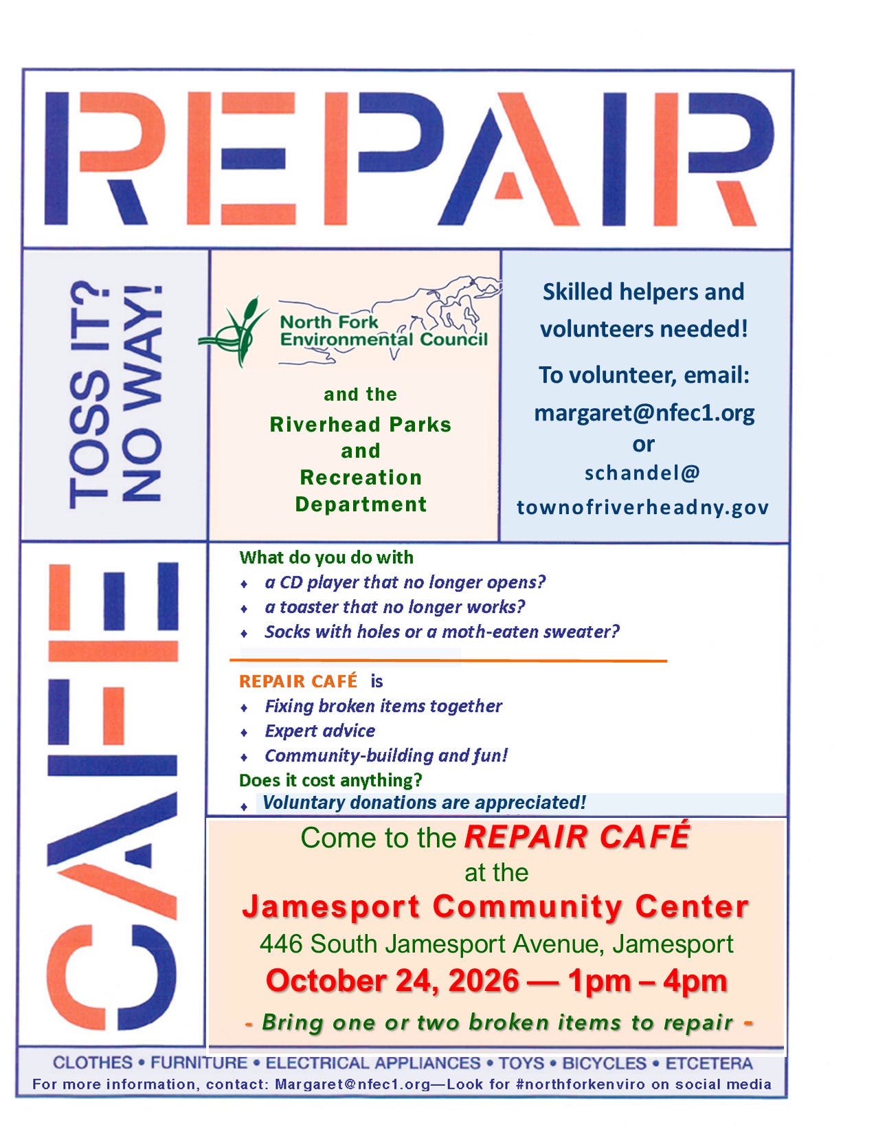 Riverhead Repair Cafe
