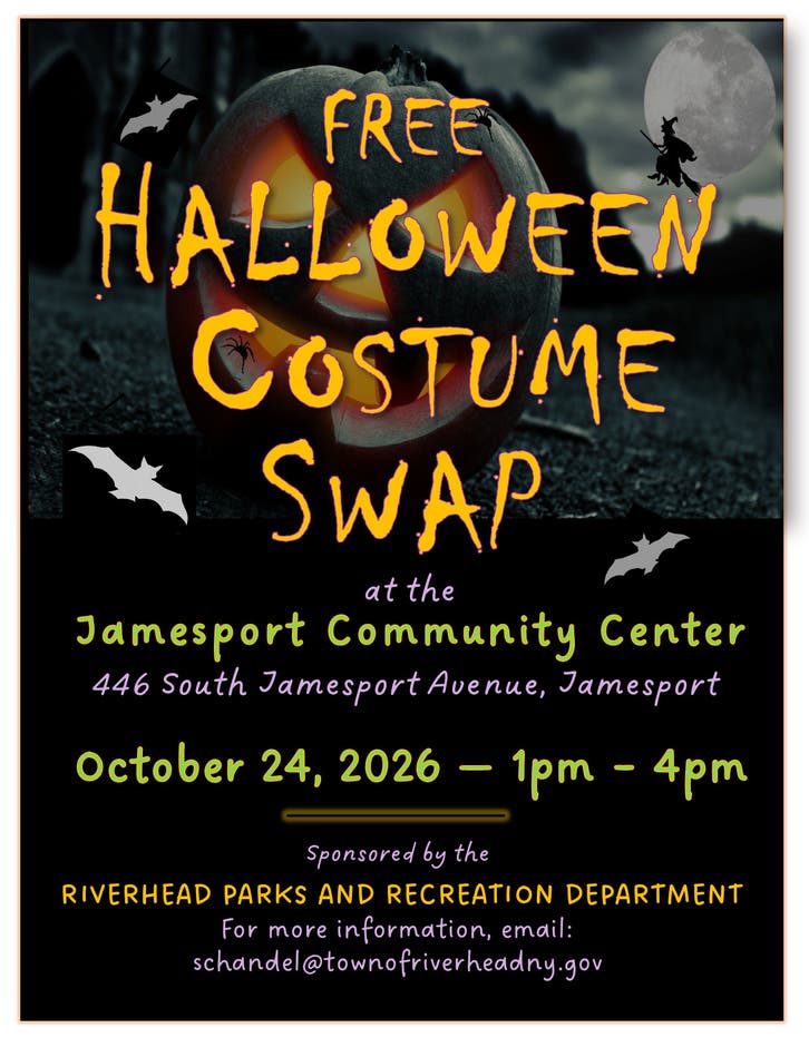 Oct 24 | Halloween Costume Swap | North Fork, NY Patch