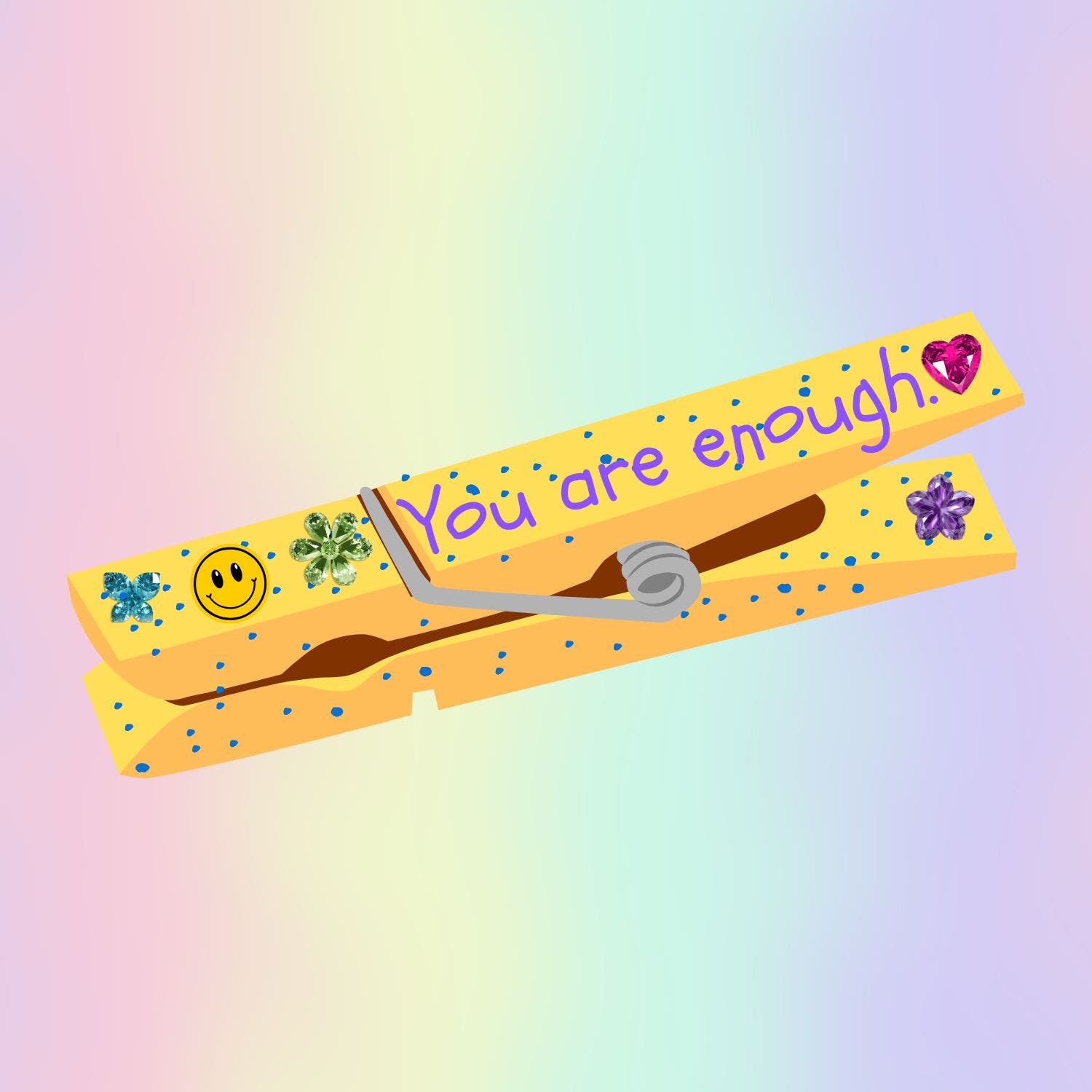 Rainbow Kindness Clip