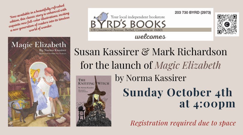 Book Launch of Magic Elizabeth at Byrd's Books