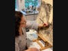 Karen Krieger in her Needham studio at Gorse Mill Studios.