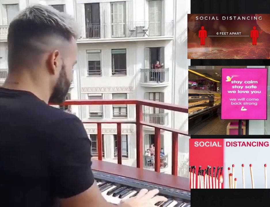 Italy Musicians and Social Distancing 