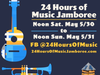 24 Hours of Music Jamboree Poster South Orange Maplewood