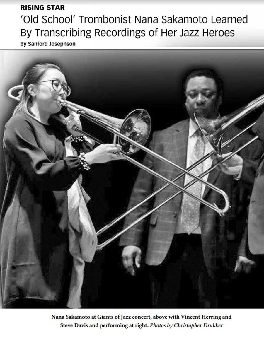 Nana Sakamotoa at Giants of Jazz 2020 by Chris Drukker Nana Sakamotoa at Giants of Jazz 2020 by Chris Drukker