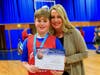 10 year-old boys winner Steven Grabowski with his mom
