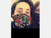 "Masked-up" (l. to r.) Marie Perillo & friend Heather Timmons