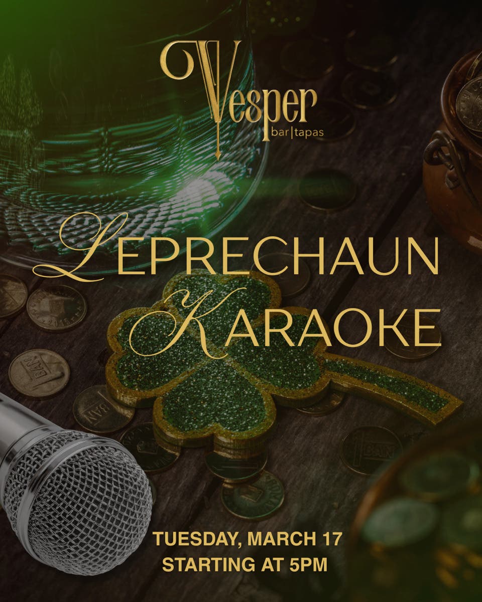 Lucky Libations & Leprechaun Karaoke at Vesper 