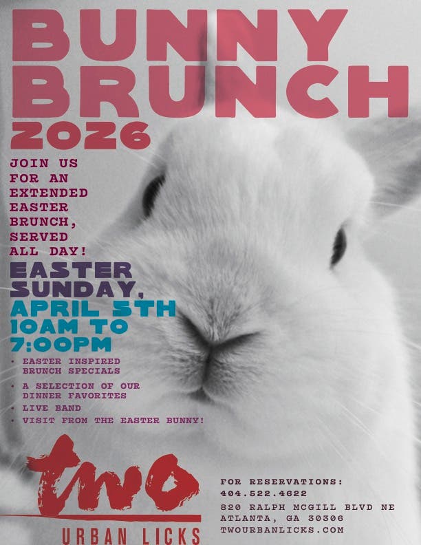 The Easter Bunny Returns to TWO urban licks’ Annual Easter Celebration