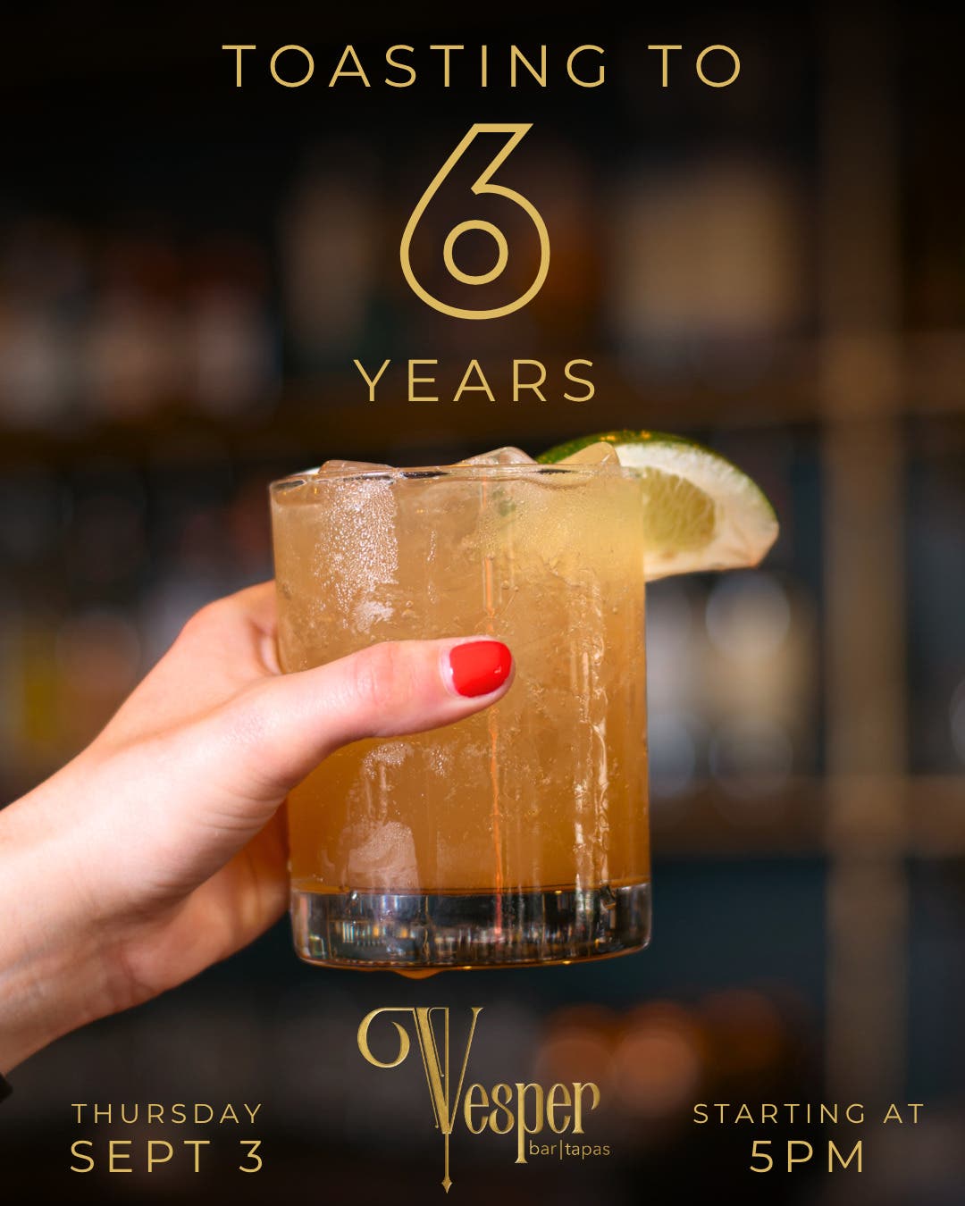 Vesper Toasts Six Years with an Anniversary Celebration